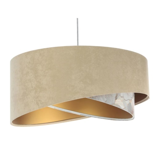 Lampa wisząca SAND FLOWER 1 beżowa/złota
