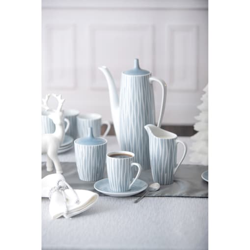 Garnitur do kawy dla 6 osób 15 el. Goplana Szarość Poranka G261