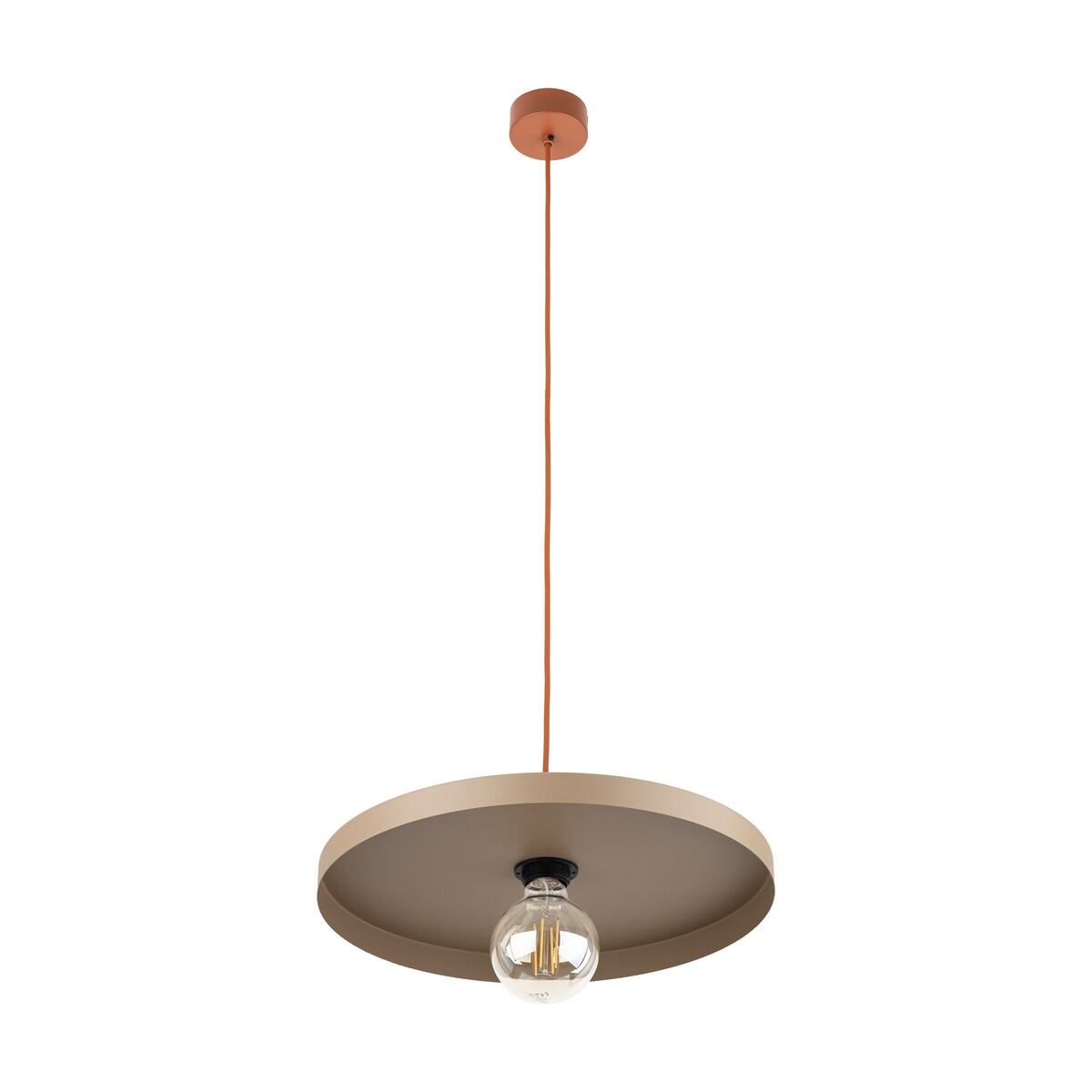 Lampa Wisząca SILA BRICK SABIA Ceglasty 40 cm E27 TK Lighting