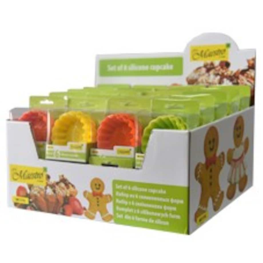 Silikonowe foremki do pieczenia zestaw 6 sztuk MAESTRO MR-1176