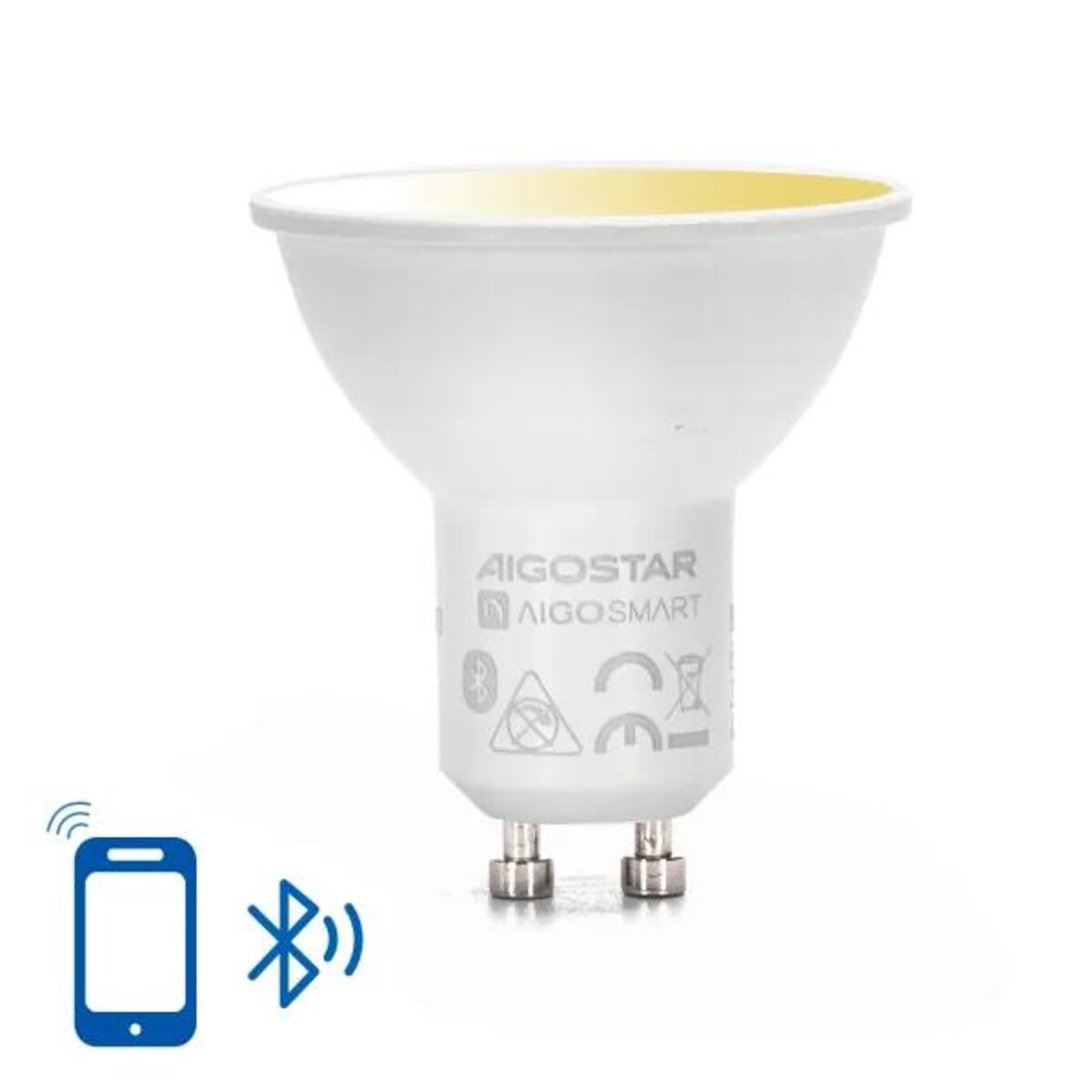 inteligentna żarówka bluetooth mesh gu10 cct