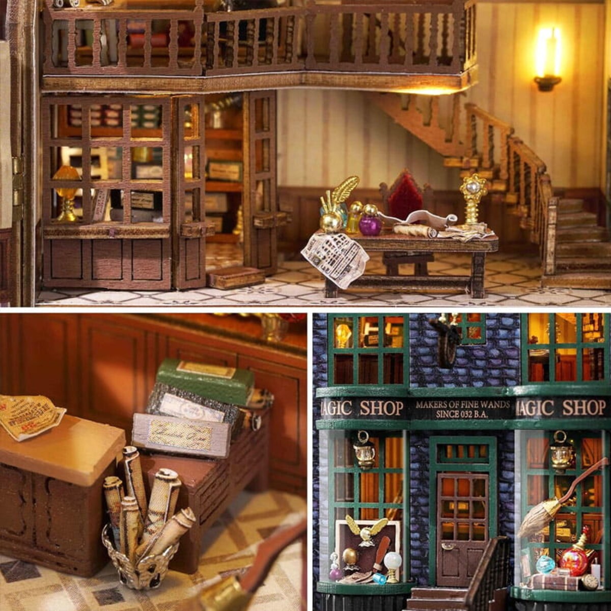 Miniaturowy domek - Różdzka Harrego