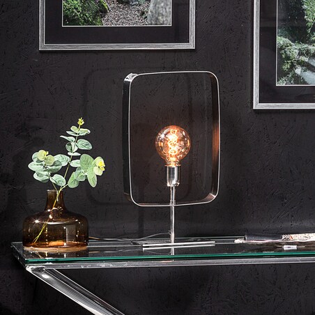 Lampa stołowa Theo Silver 46 cm, 46cm