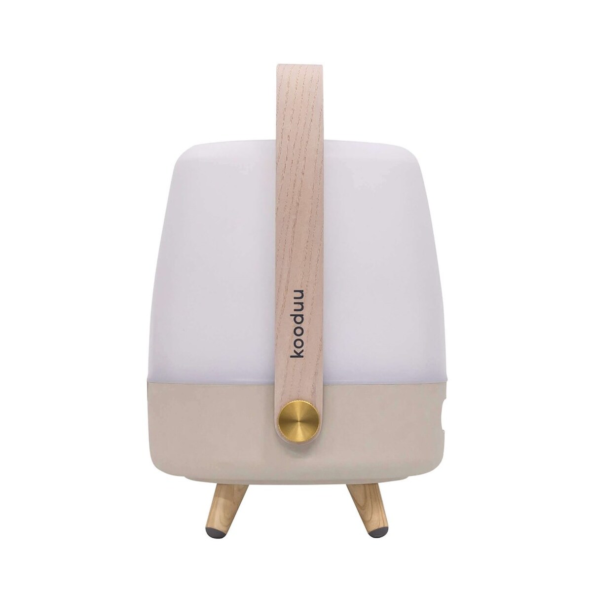 KOODUU LITE-UP PLAY MINI Lampa przenośna z głośnikiem - Beżowy