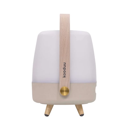 KOODUU LITE-UP PLAY MINI Lampa przenośna z głośnikiem - Beżowy
