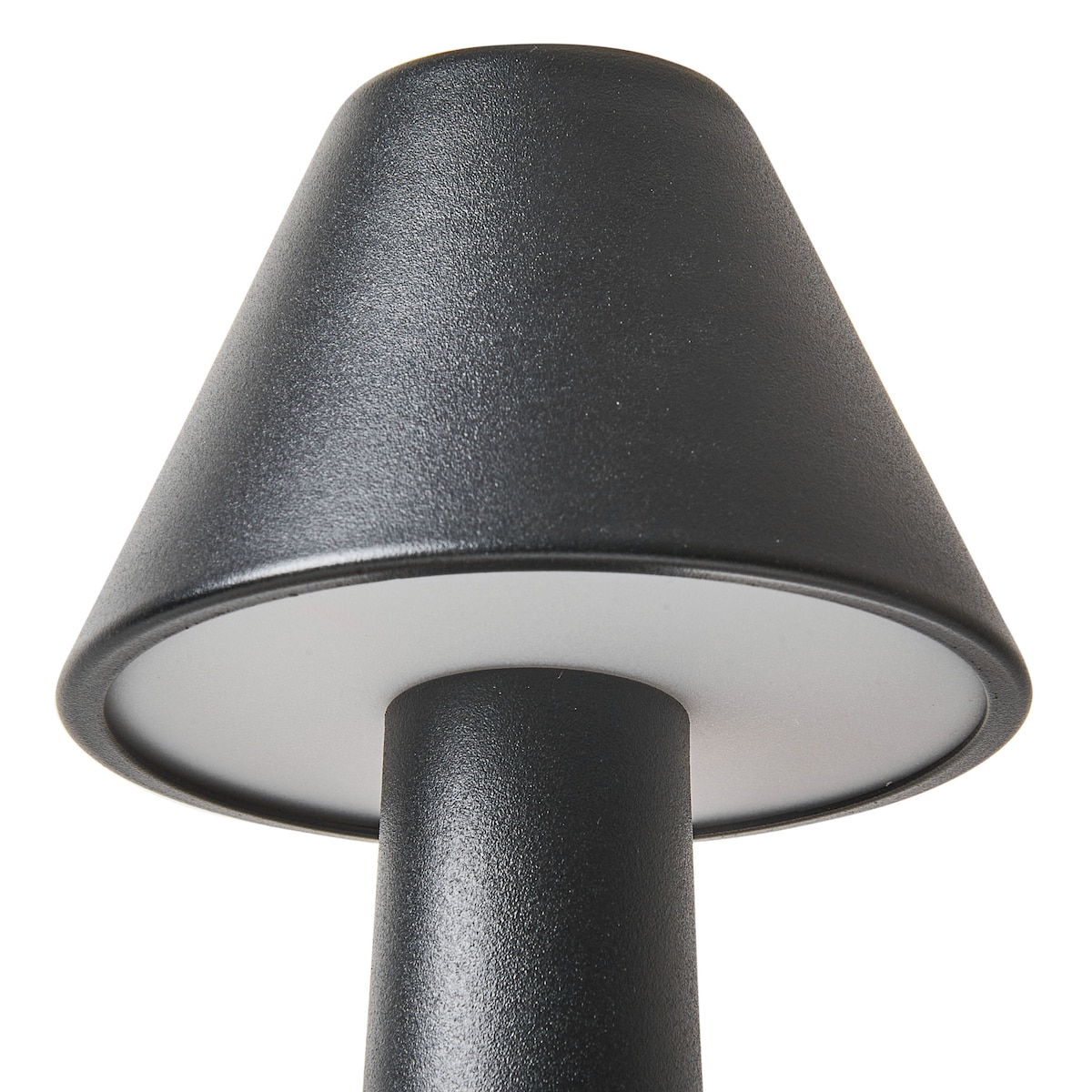 Zestaw 2 bezprzewodowych lamp stołowych LED JOANES Ze ściemniaczem Metal Czarny