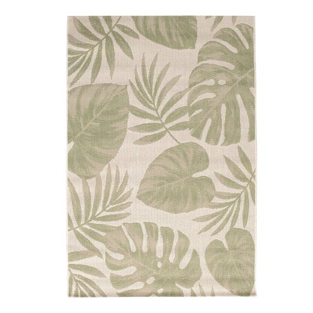 Dywan Cottage beige/ jungle green 120x170cm, 120 x 170 cm
