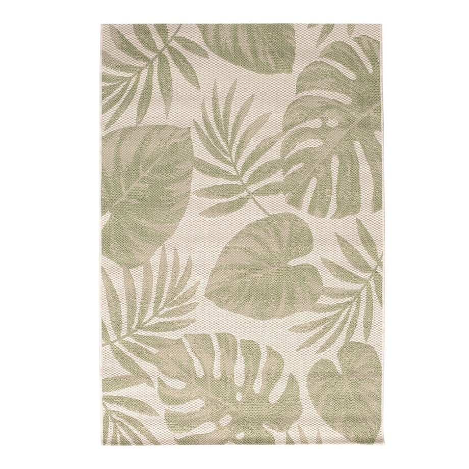 Dywan Cottage beige/ jungle green 120x170cm, 120 x 170 cm