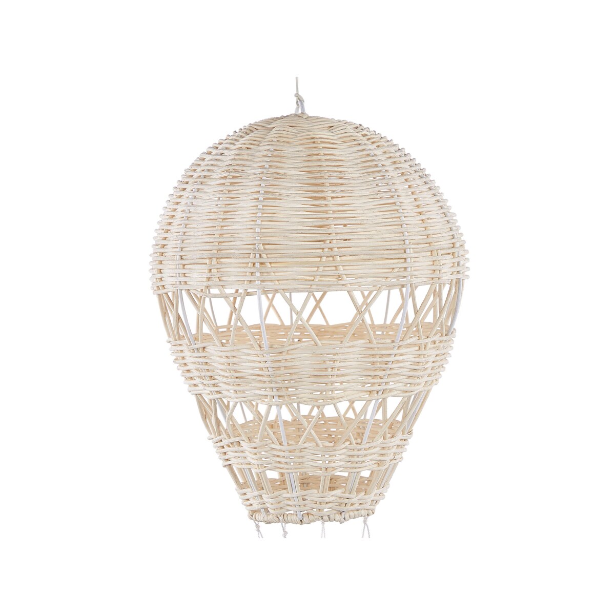 Dekoracja ścienna BEMBA Nieregularny Rattan Naturalny