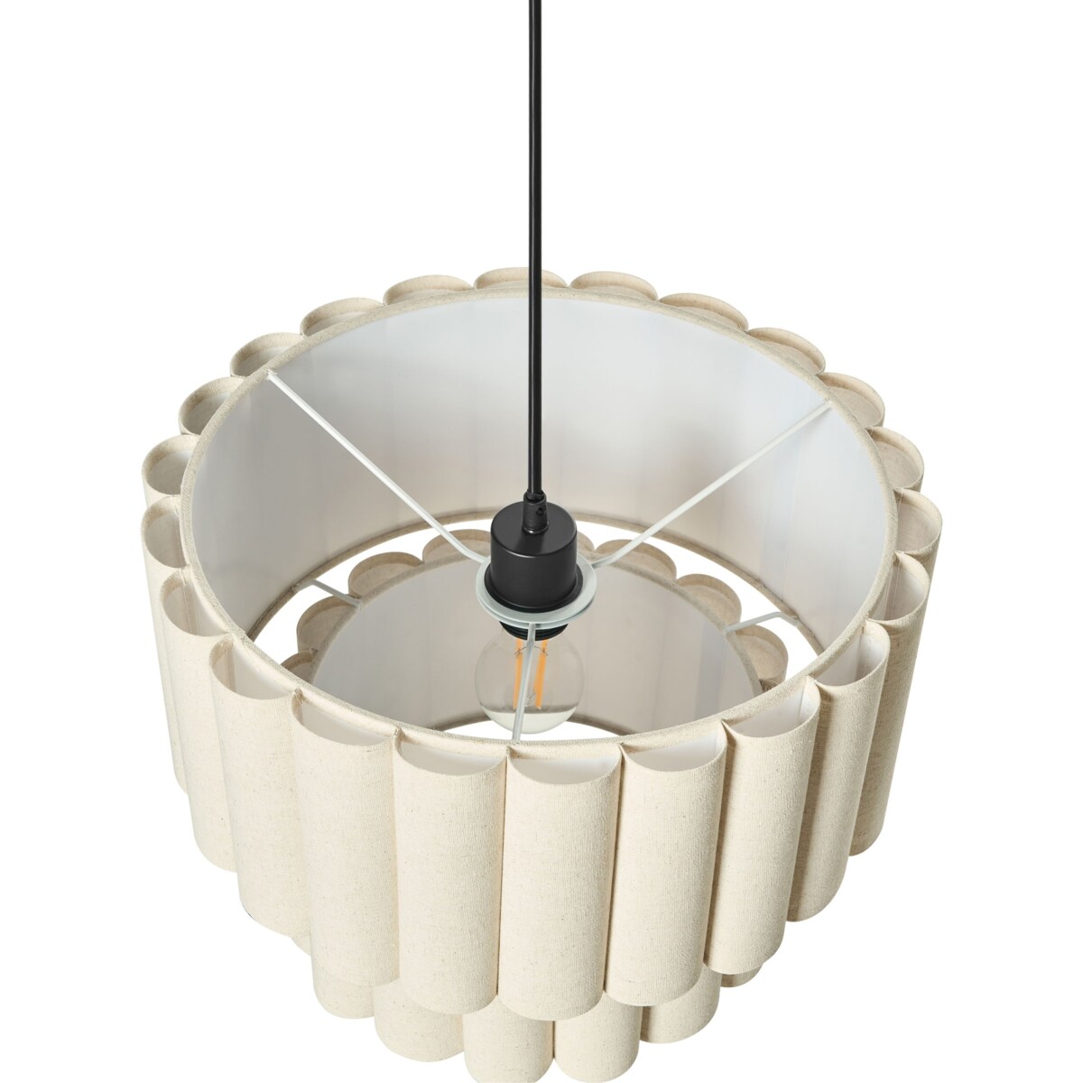 Lampa wisząca BELESSA Jasnobeżowy