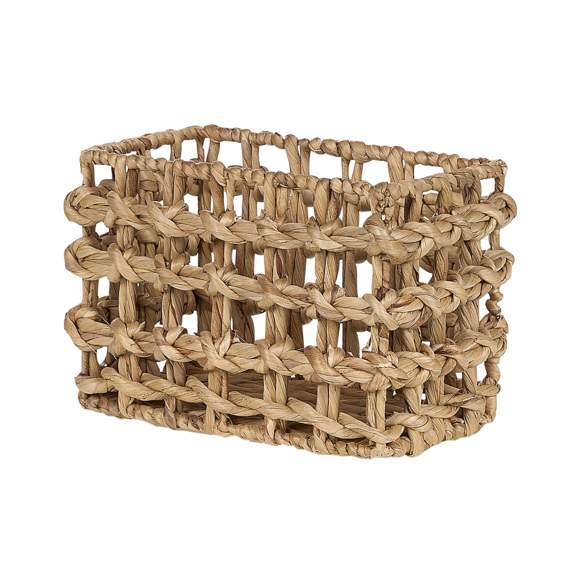 Zestaw 2 koszy z hiacyntu wodnego jasny DIAN