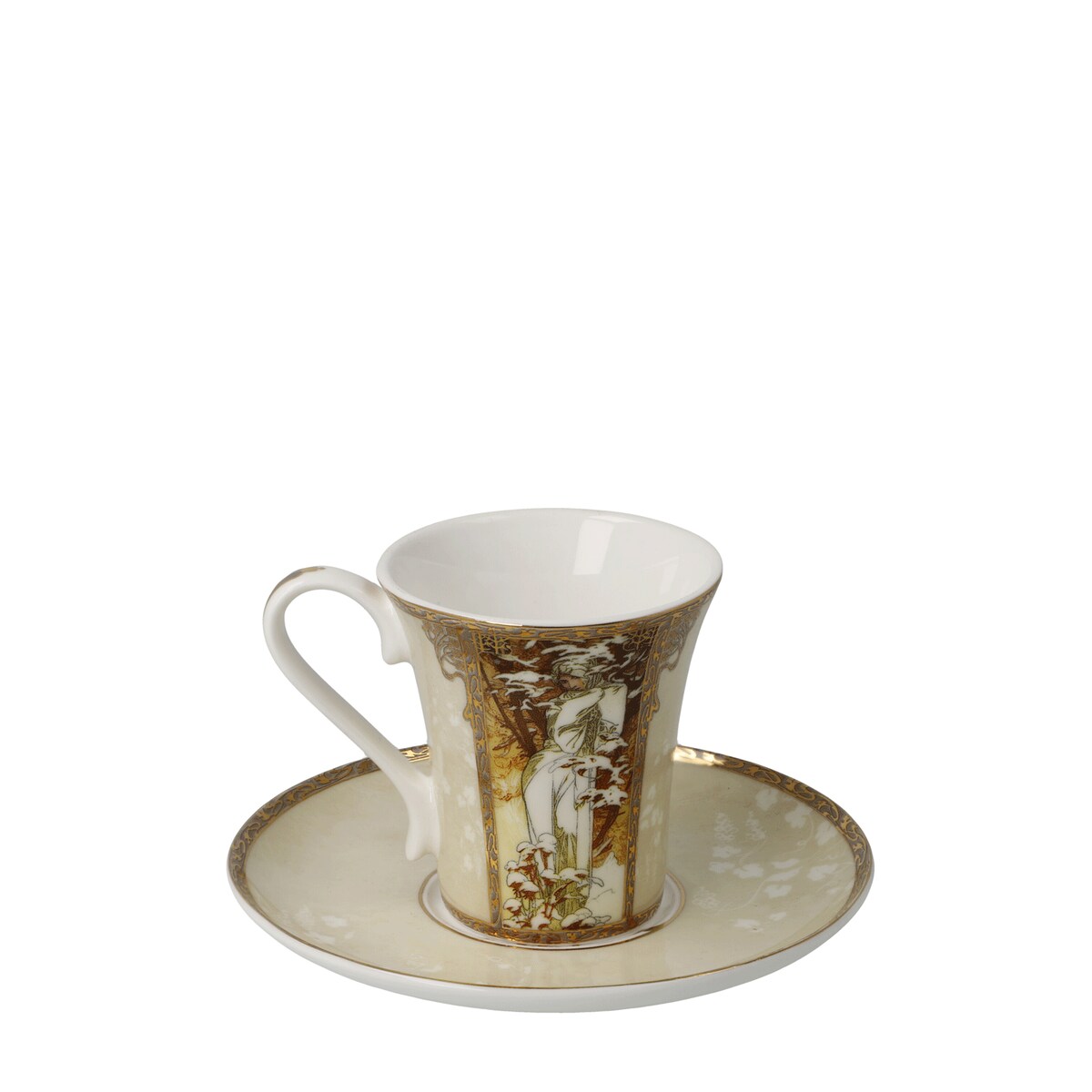 A. Mucha - Jesień / Zima - Filiżanka espresso - Goebel