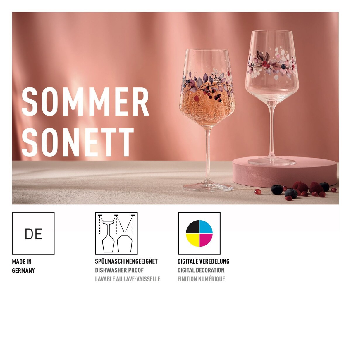 Ritzenhoff kieliszek do aperitif koktajli soków kryształ Sommersonett Sprizz Carolin Oliveria