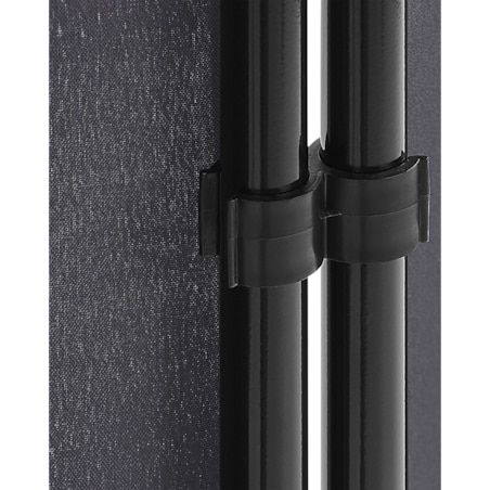 5-panelowy składany parawan pokojowy 270 x 170 cm szary NARNI