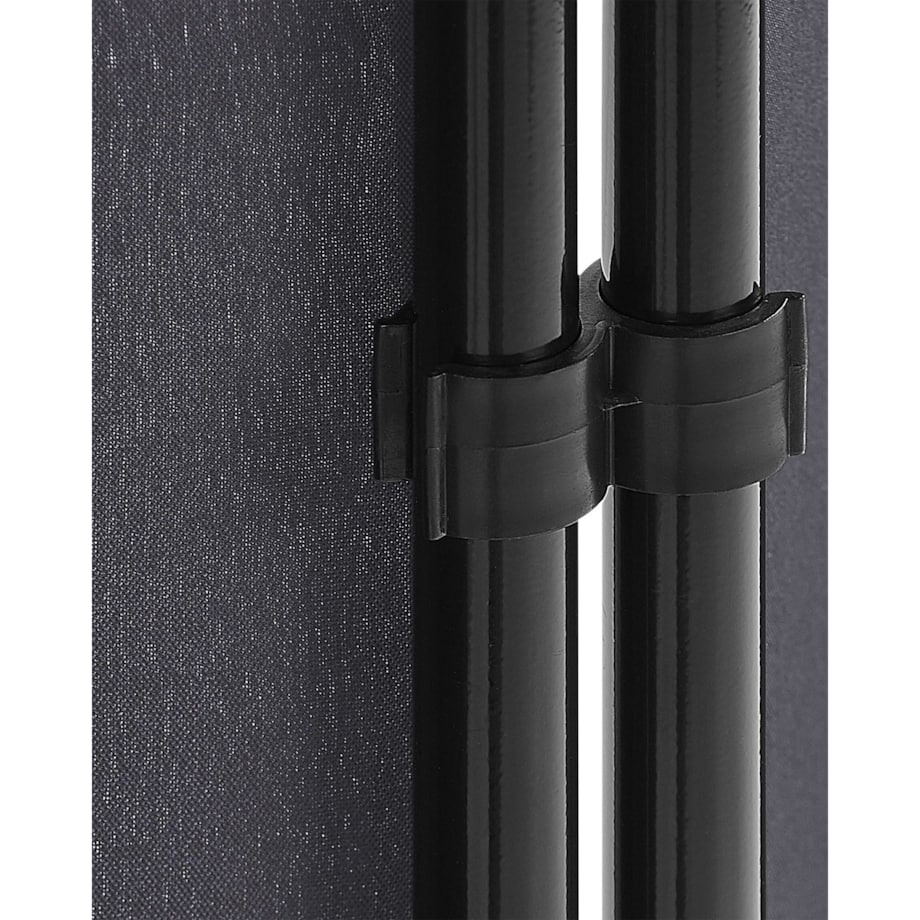 5-panelowy składany parawan pokojowy 270 x 170 cm szary NARNI