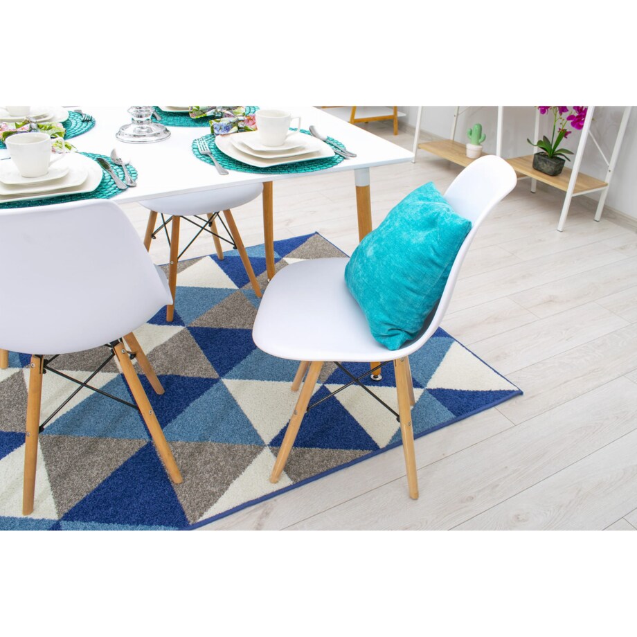 Krzesło Do Jadalni Kuchni Salonu Osaka Białe / Nogi Naturalne X 2