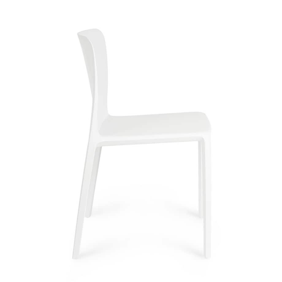 BIZZOTTO krzesło ogrodowe CHLORIS białe