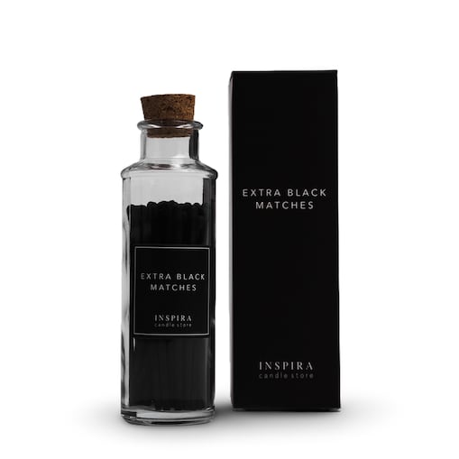 Czarne zapałki Extra Black Matches, INSPIRA