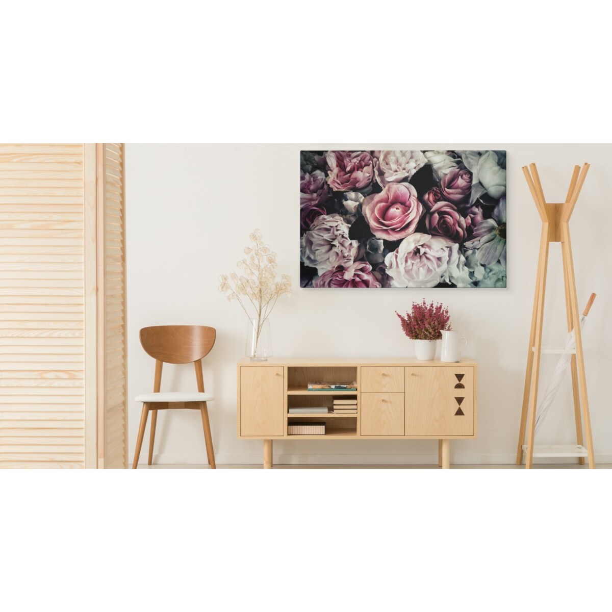 Obraz Akwarelowe Róże W Stylu Vintage 70x50cm