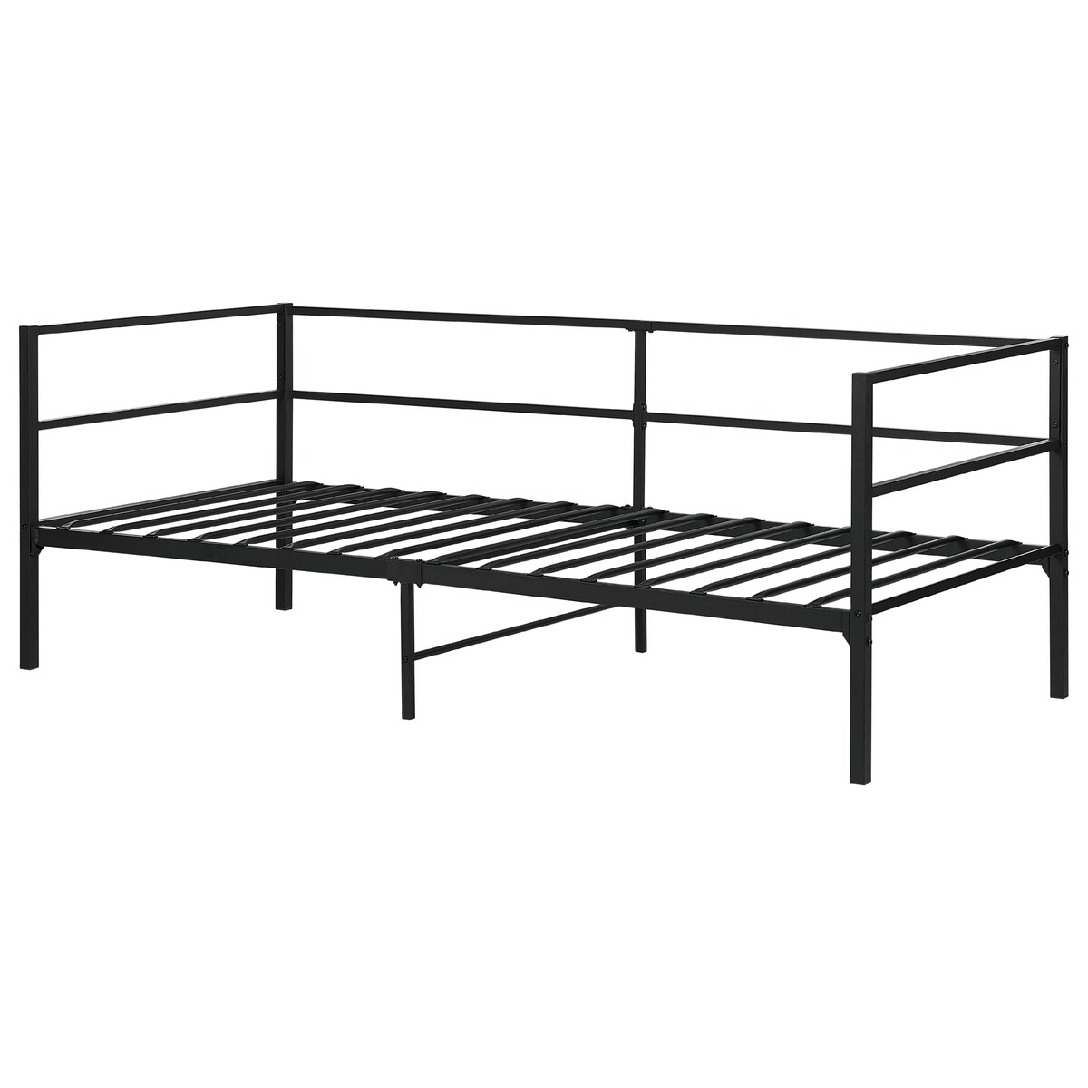 Łóżko Metal BATTUT 90 x 200 cm Czarny