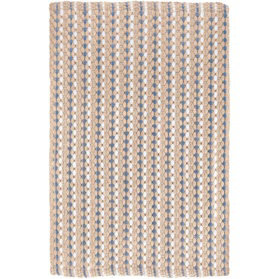 Kleine Wolke Loop ręcznie tkany Dywanik łazienkowy beżowy 70x120 cm nić szenilowa