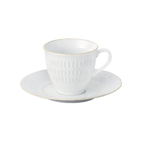 Garnitur do kawy dla 6 osób 18 el. Sofia Złota Linia 3604