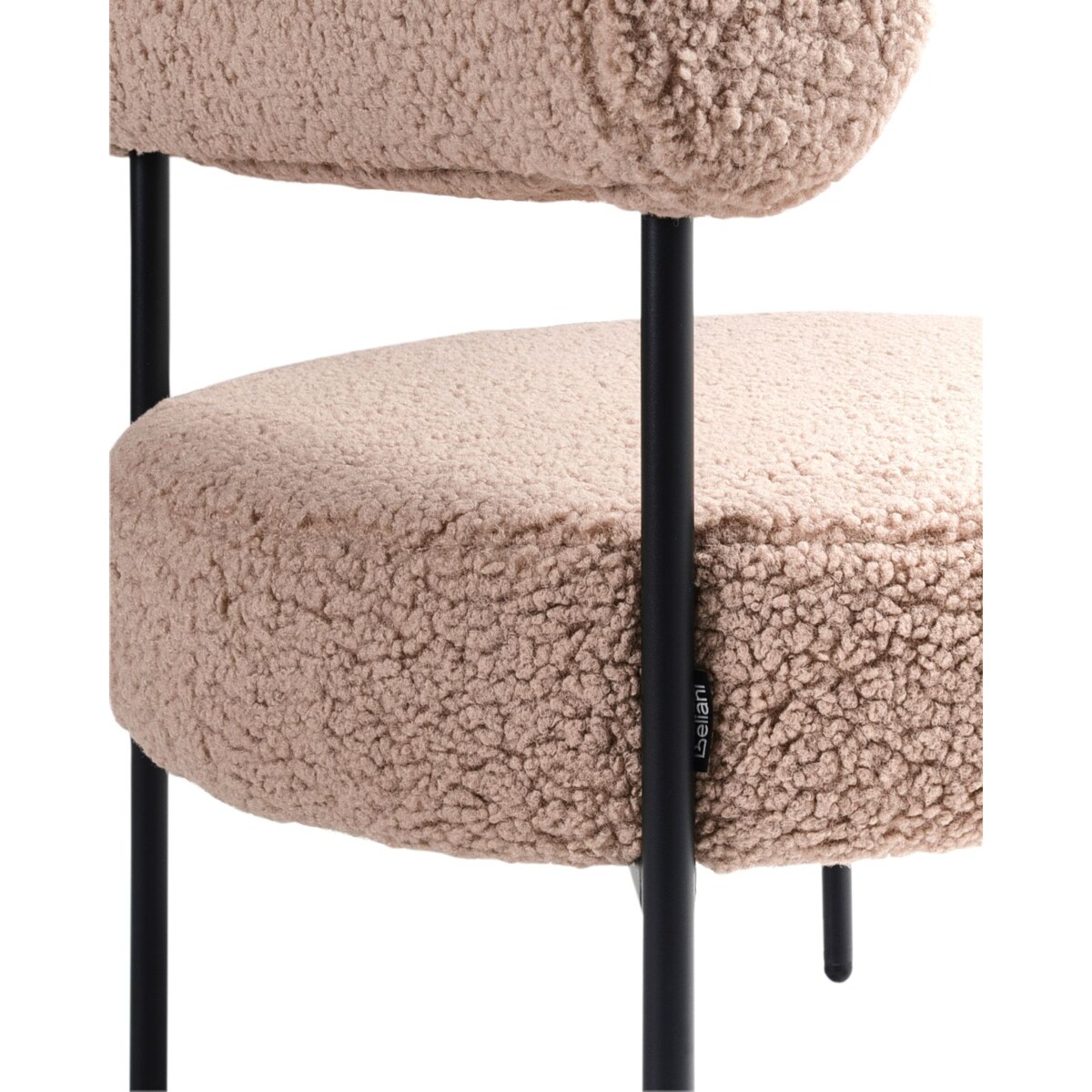 Fotel ALPHA Boucle Beżowoszary