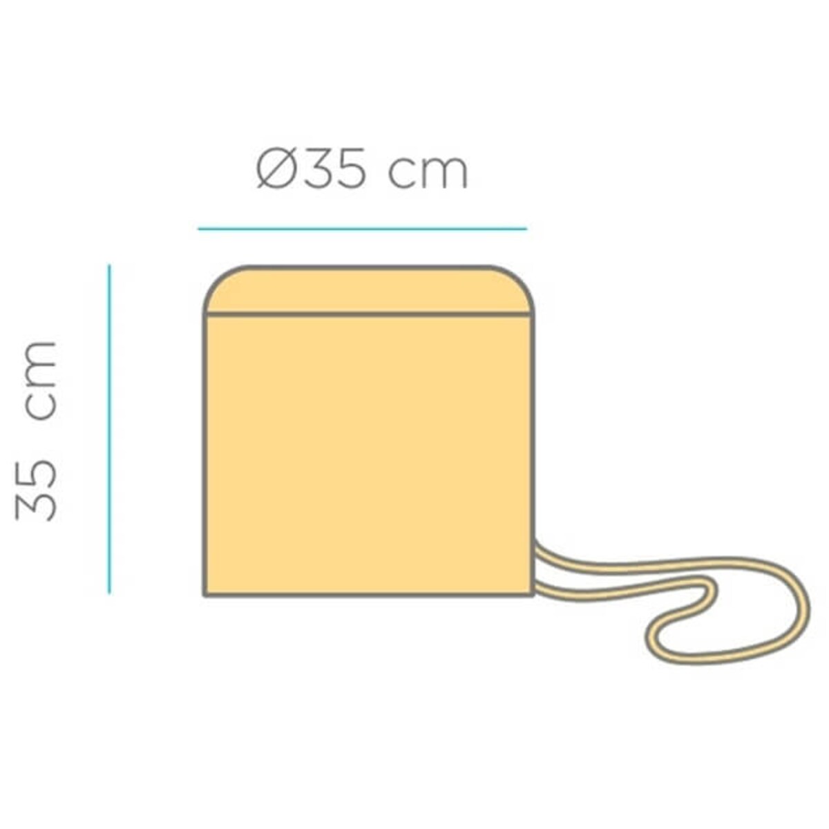 Ogrodowa lampa wisząca Benirras LUMBEN035XXHXNW King Home LED 9W 2700K IP54 beżowa