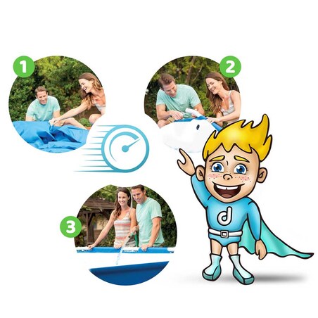 Basen ogrodowy stelażowy pompa 366x76 Bestway 16w1