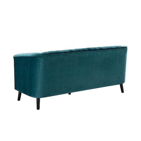 Sofa Meriva Velvet teal 3-os., 189,5 x 83,5 x 88 cm