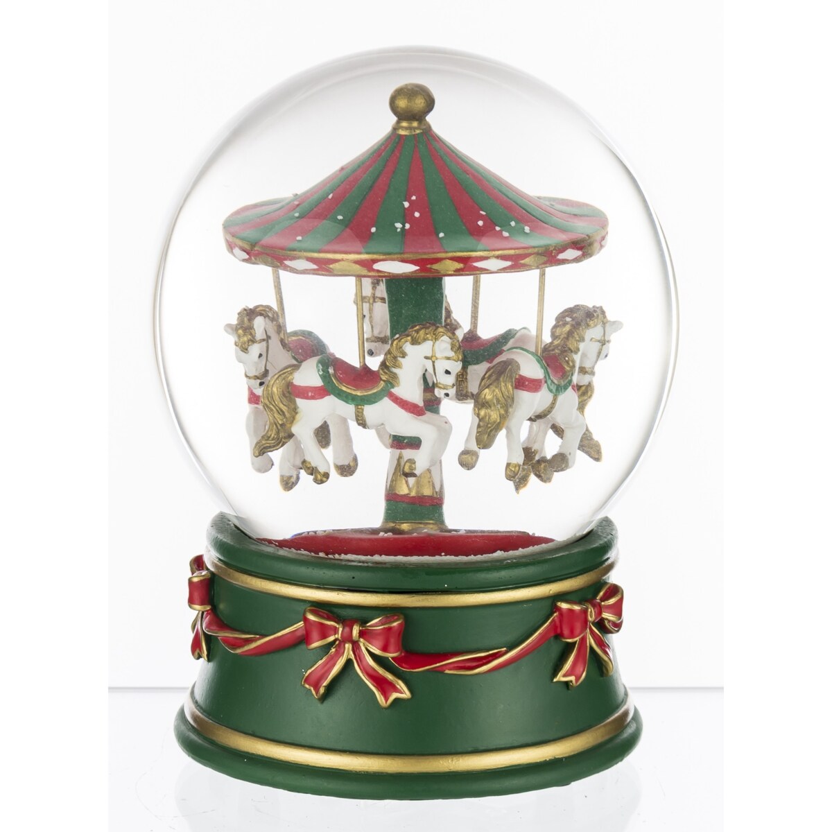 Kula śnieżna z pozytywką i karuzelą GIOSTRA 16x11,5x11,5 cm