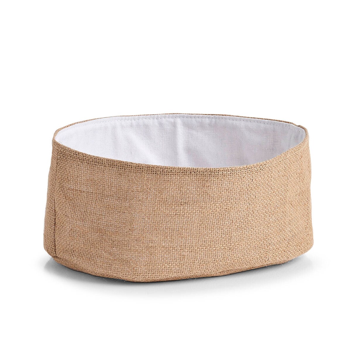 Koszyk na chleb z juty i bawełny, 26 x 18 cm