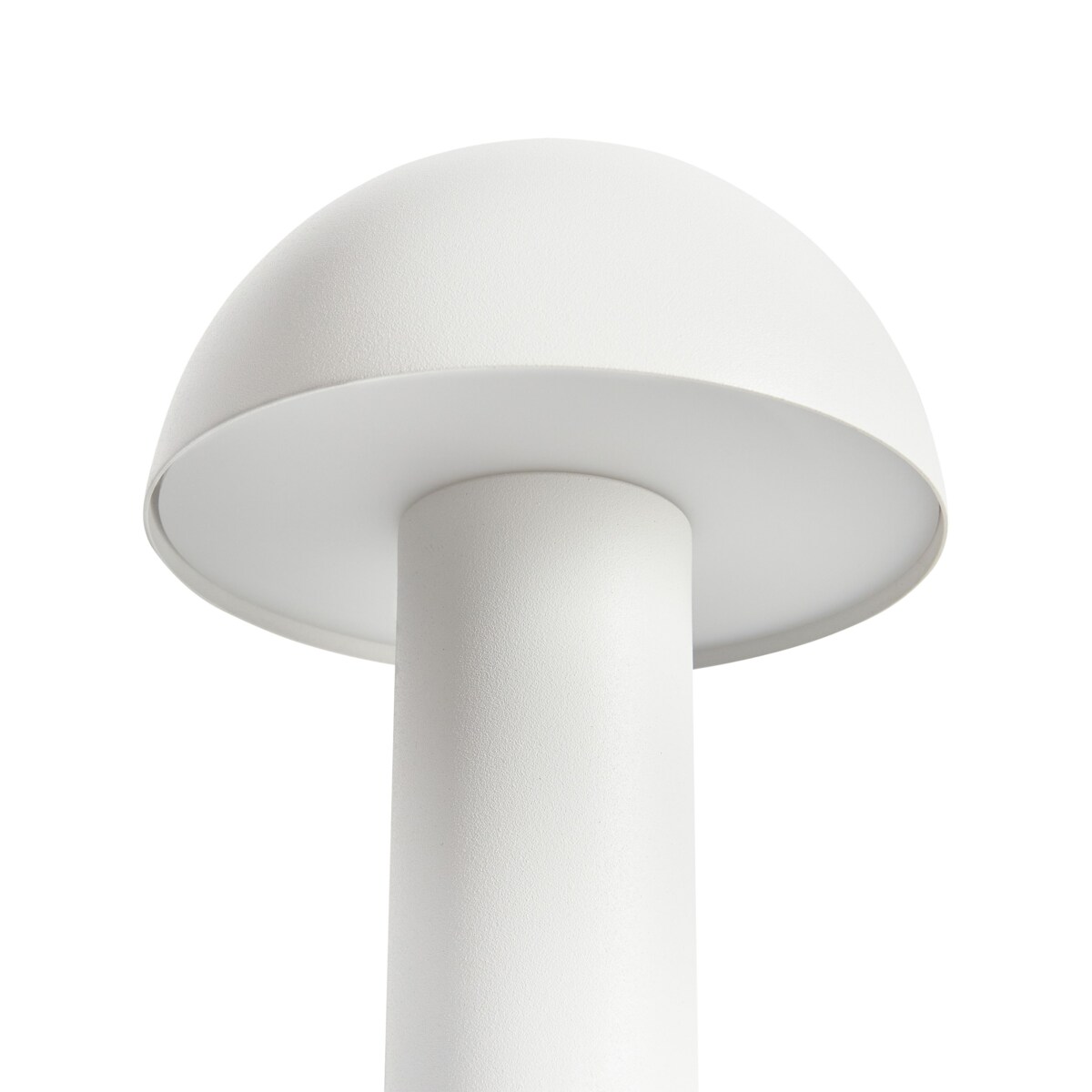 Bezprzewodowa lampa stołowa LED BOJO Ze ściemniaczem Metal Biały