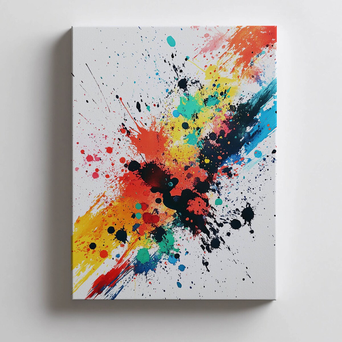 Eksplozja Kolorów, 50x70 cm, bez ramy, płótno premium na blejtramie