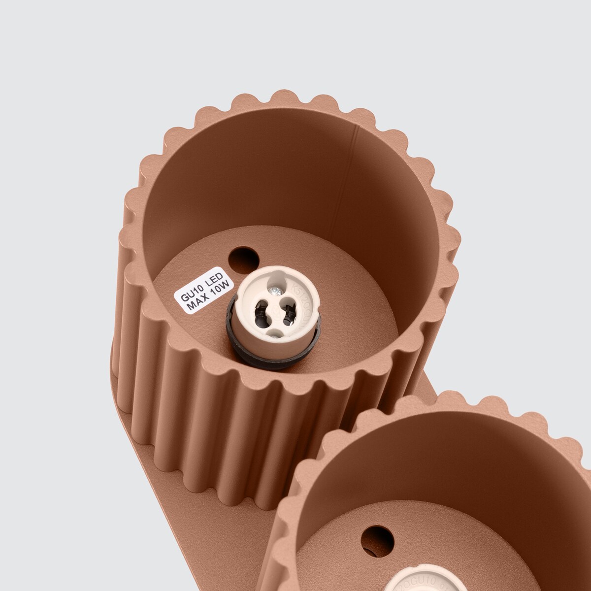 Plafon AURA 2 mocca GU10