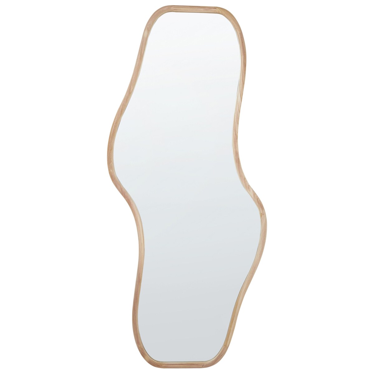 Lustro ścienne BIOLLET 80 cm 180 cm Drewno Naturalny