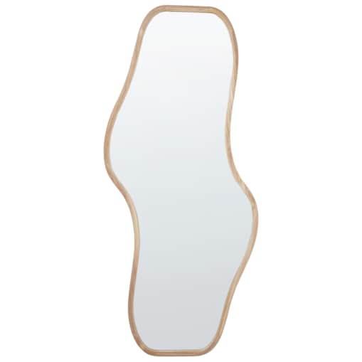 Lustro ścienne BIOLLET 80 cm 180 cm Drewno Naturalny