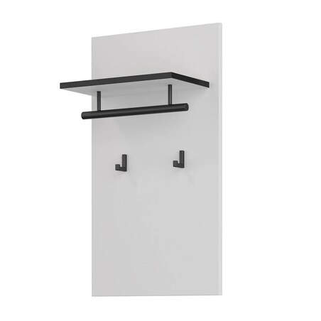 Wieszak do przedpokoju CROSS 40x70cm biały/czarny