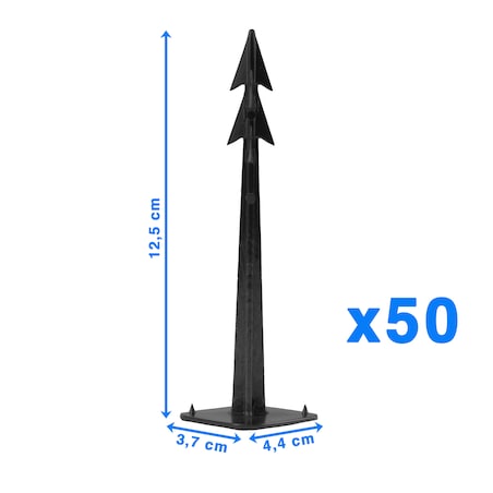Agrowłóknina Agrotkanina 1X10 M Na Rośliny + Szpilki Kotwy 12,5 Cm