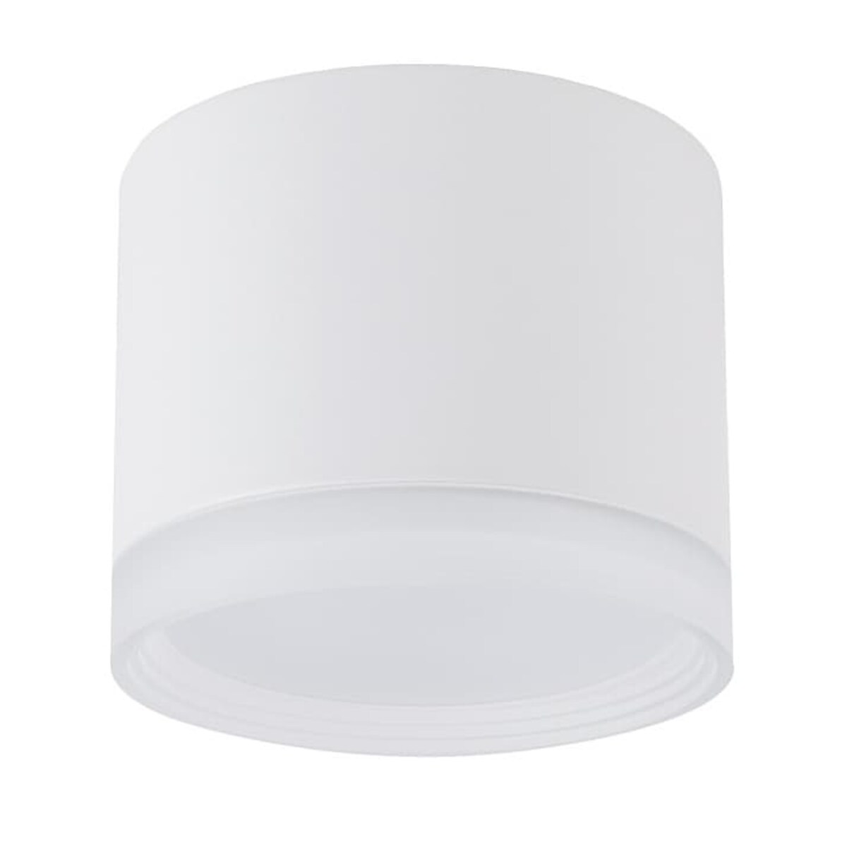 Natynkowa lampa sufitowa Silba 10476 Nowodvorski okrągła tuba biała