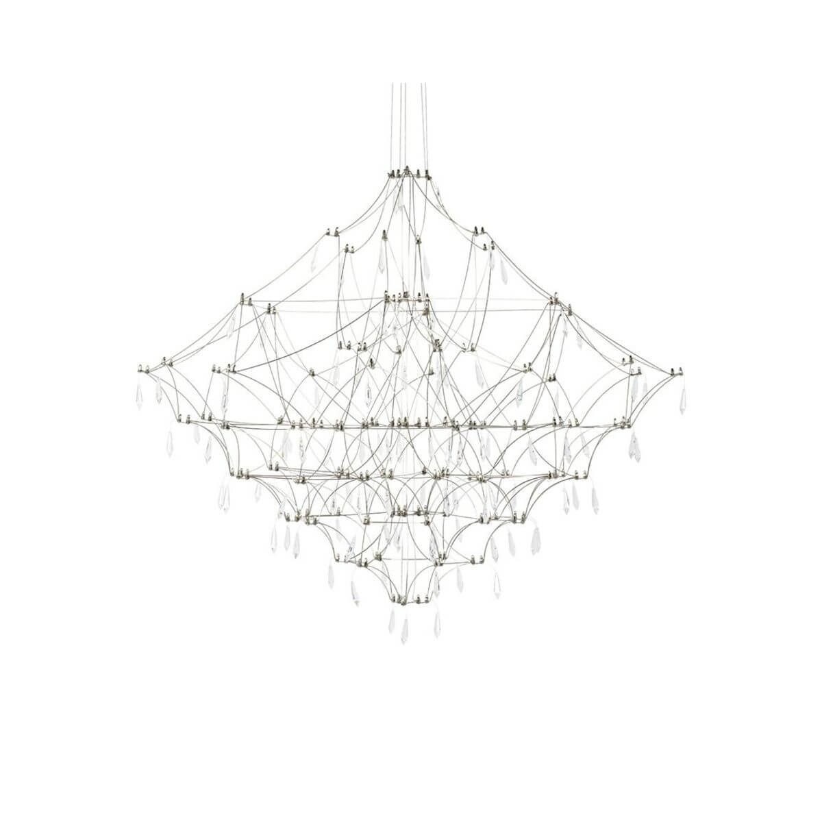 Nowoczesny żyrandol Constelation MSE1501100208 LED 36W stal szczotkowana