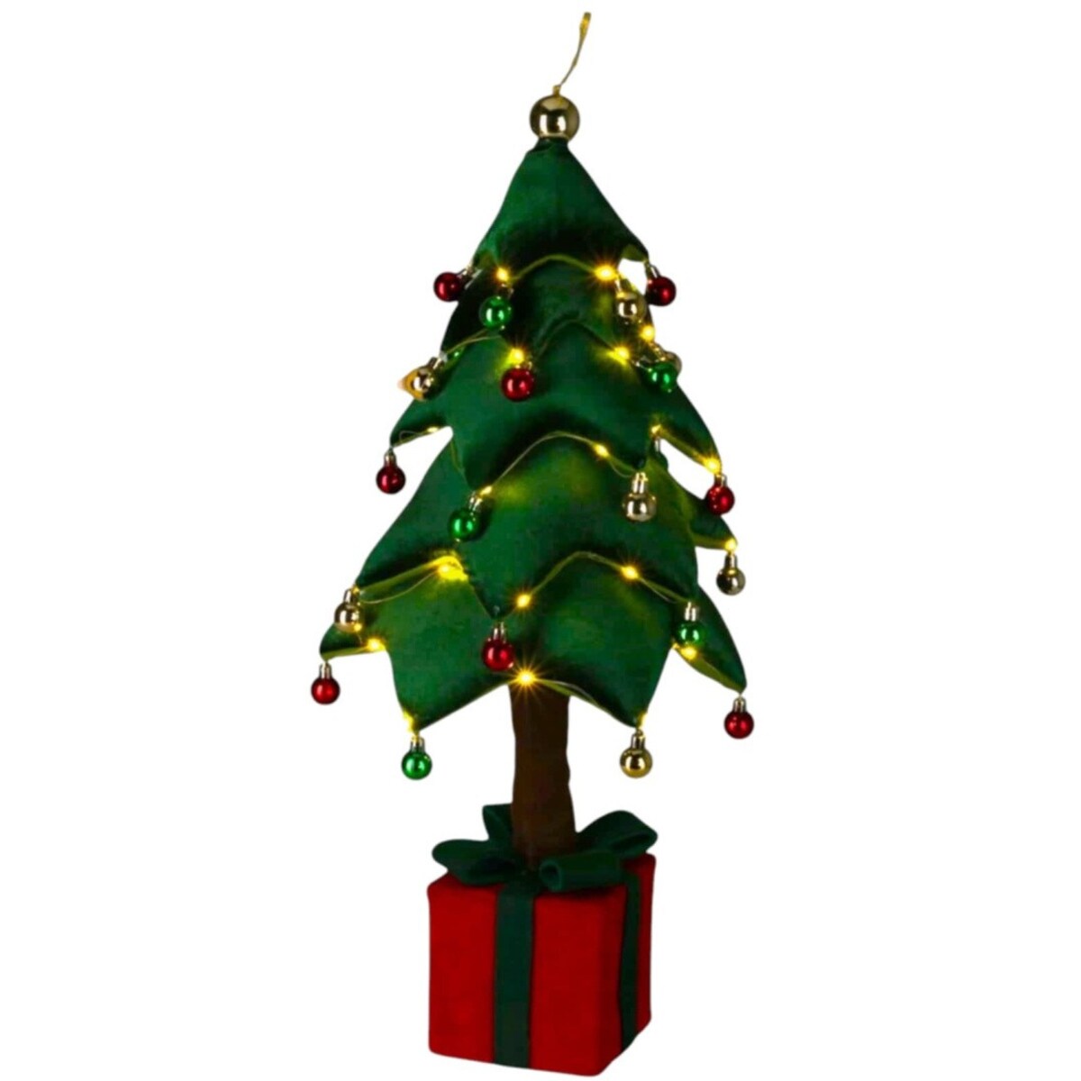 Dekoracja - choinka LED 115x40 cm VELUR