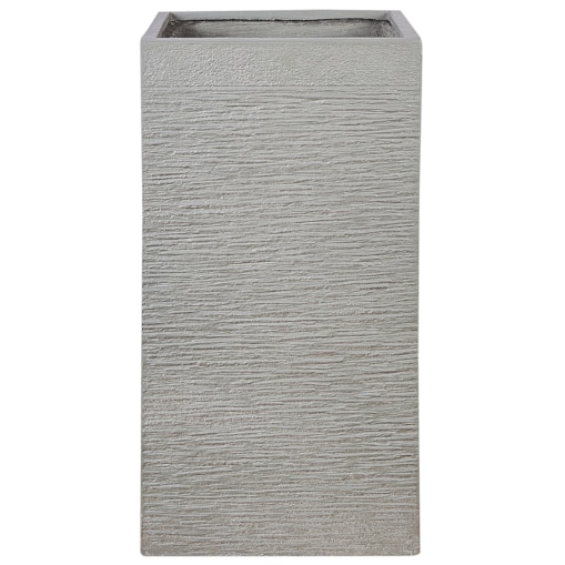 Doniczka 40 x 40 x 77 cm beżowoszara DION