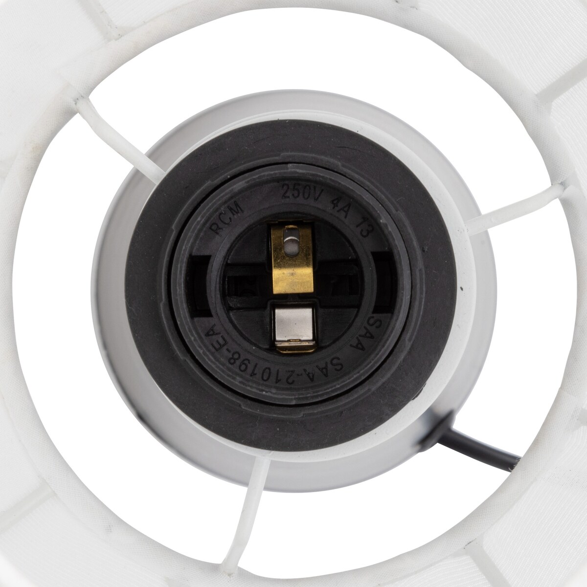 Lampka nocna TOBIE z bawełnianym abażurem, Ø 25 cm