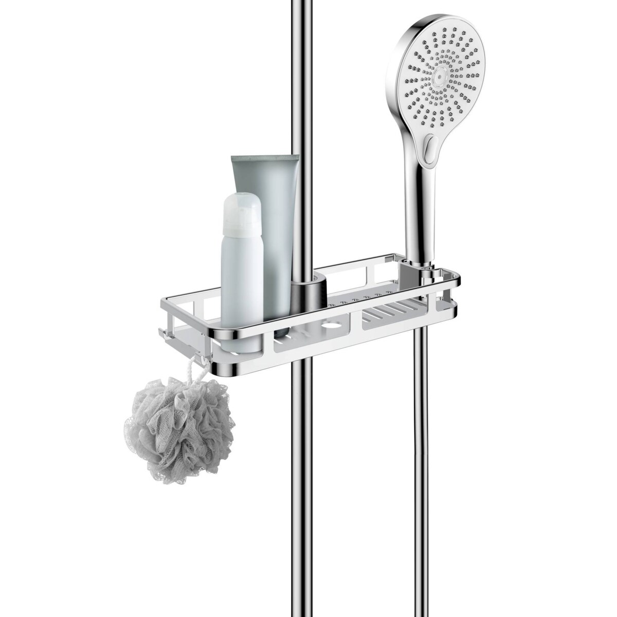 Półka prysznicowa z uchwytem na słuchawkę, Libertà, WENKO