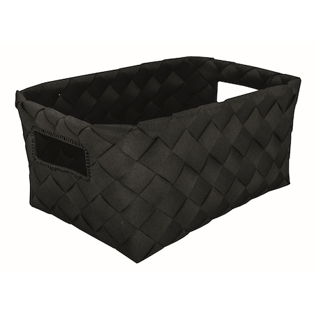 Kleine Wolke Aspera Koszyk/Pojemnik łazienkowy czarny M tworzywo sztuczne