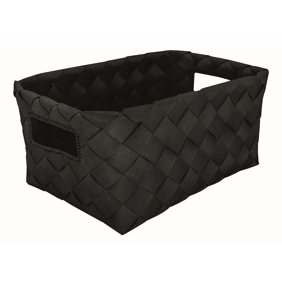 Kleine Wolke Aspera Koszyk/Pojemnik łazienkowy czarny M tworzywo sztuczne