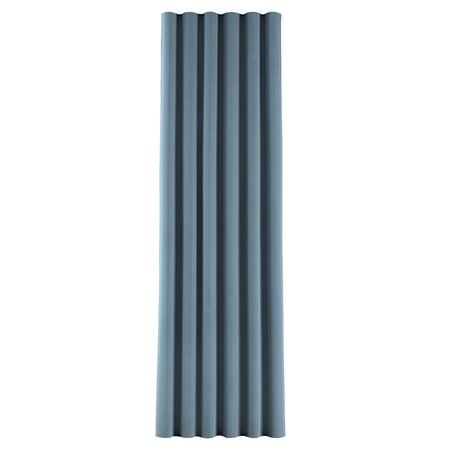 Zasłona na taśmie wave 130x245 niebieski