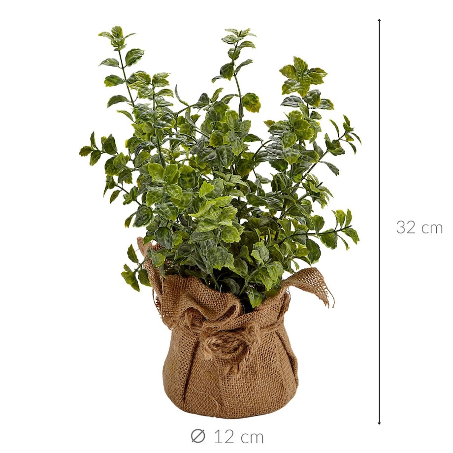 Sztuczne zioła w doniczce do kuchni, 17,7 cm