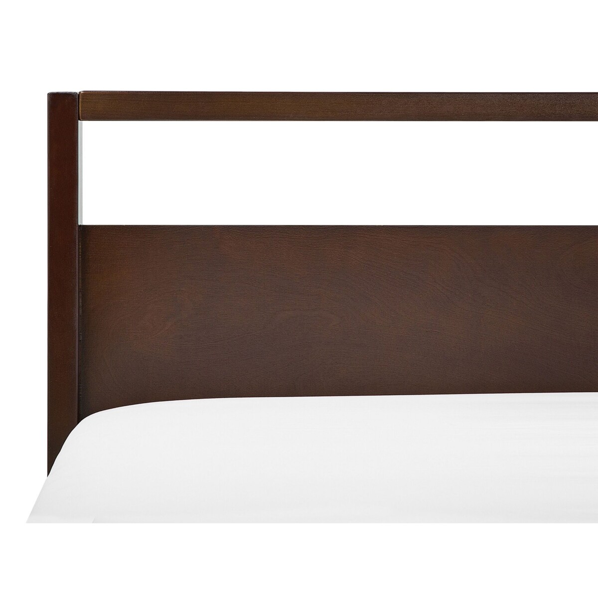 Łóżko drewniane 160 x 200 cm ciemne GIULIA